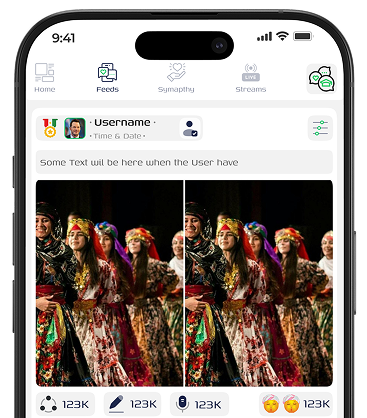YekBûn Social Feed Mobile App